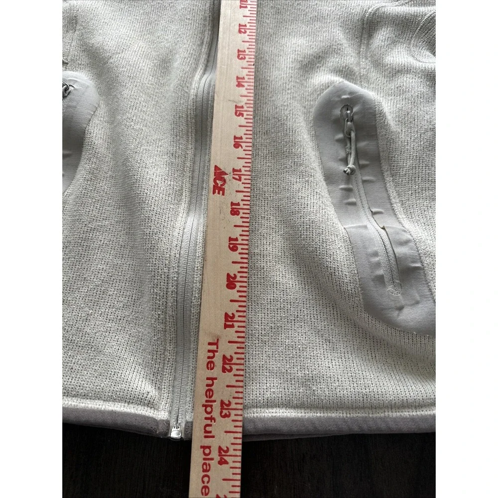 Women's Arcteryx Polartec Full Zip Covert Fleece Jacket Beige Olive Size Small